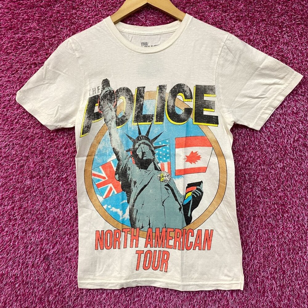 The Police North American Tour Rock Band T-Shirt Small